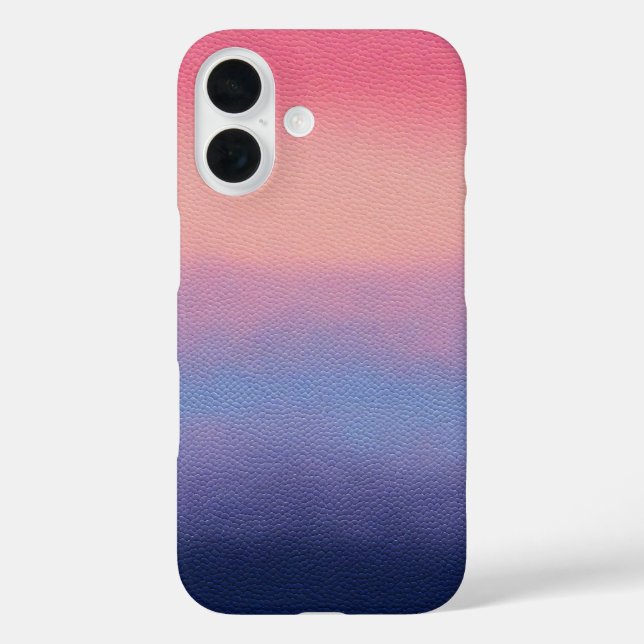 Colorful Leather Art iPhone Case (Back)