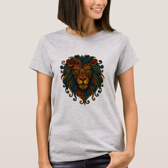Colorful Lion T-Shirt (Front)