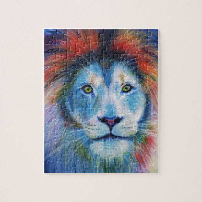 Colorful Lions Jigsaw Puzzle (Vertical)