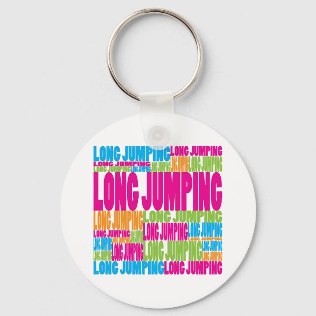 Colorful Long Jumping Key Ring (Front)