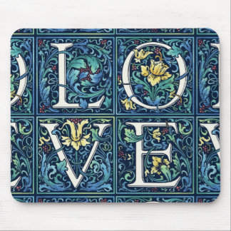Colorful LOVE Mouse Pad