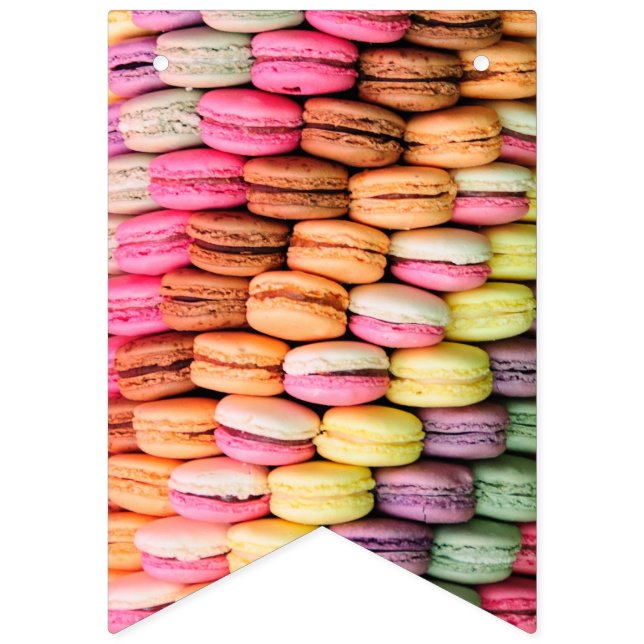 Colorful Macaroons Bunting (First Flag)