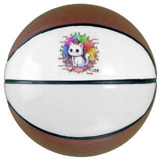 **Colorful Maine Coon Queen** Basketball