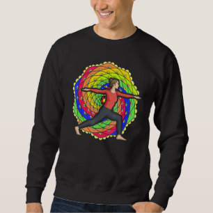 Colorful Mandala Yogi Meditation Namaste Buddhist  Sweatshirt