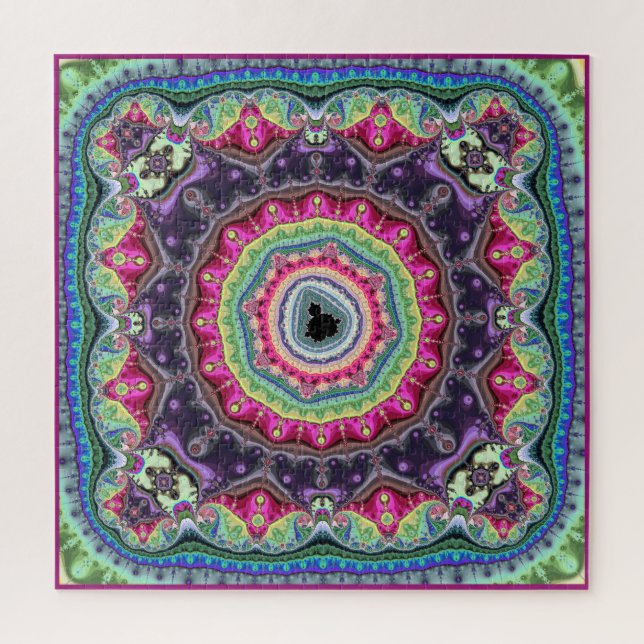 Colorful Mandelbrot  Jigsaw Puzzle (Vertical)