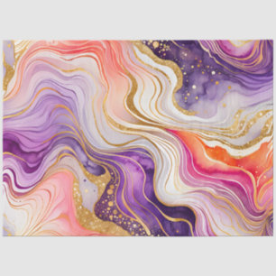 Colorful Marble Ink Art Tissue Paper