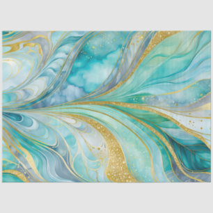 Colorful Marble Ink Art Tissue Paper