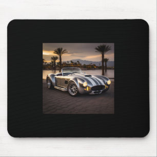 Colorful matte race car mouse pad