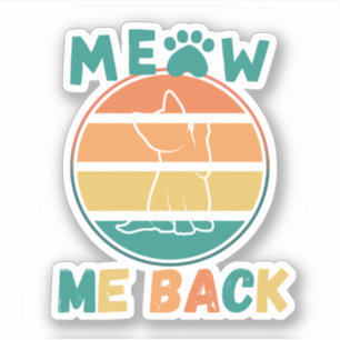 Colorful Meow Me Back
