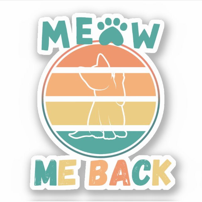 Colorful Meow Me Back (Front)