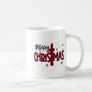 Colorful Merry Christmas Tygraphy Design Coffee Mug
