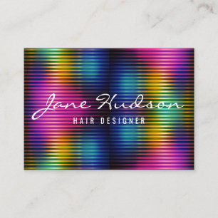 Colorful Minimalist Elegant Design Business Card