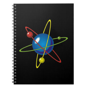 Colorful Model of the Atom Notebook