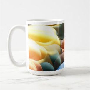 Colorful modern abstract art beer mug