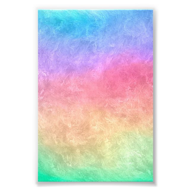  COLORFUL MODERN ABSTRACT    PHOTO PRINT (Front)