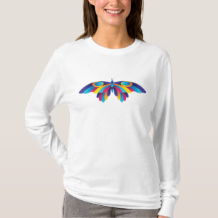 Colorful Modern Butterfly Vibrant Wings T-Shirt