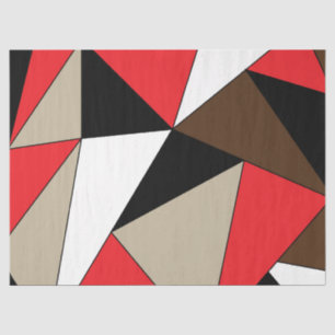 Colorful Modern Geometric Shapes Tissue Paper