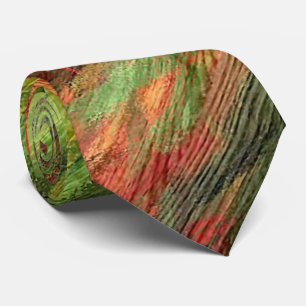 Colorful Modern Wood Grain Background #5 Tie