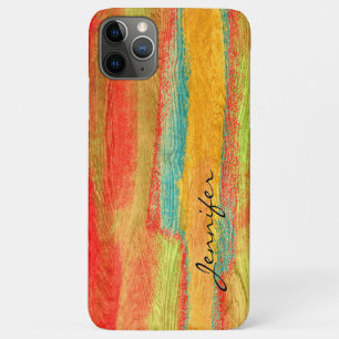 Colorful Modern Wood Grain Background #6 Case-Mate iPhone Case