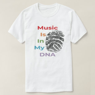 Colorful Music Is In My DNA Music Humor Musician T-Shirt