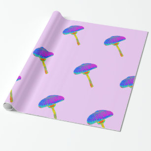 Colorful Musrhoom Wrapping Paper