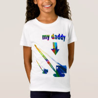 COLORFUL MY DADDY CRANE OPERATOR HEAVY EQUIPMENT
