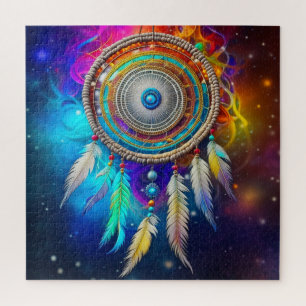 Colorful Mystical Dreamcatcher  Jigsaw Puzzle
