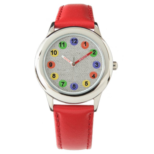 colorful numbers watch (Front)