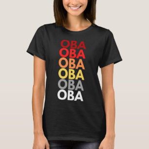 Colorful Oba in Japanese Aunt in Japanese Oba T-Shirt