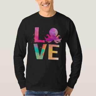 Colorful Octopus Mom Octopus T-Shirt