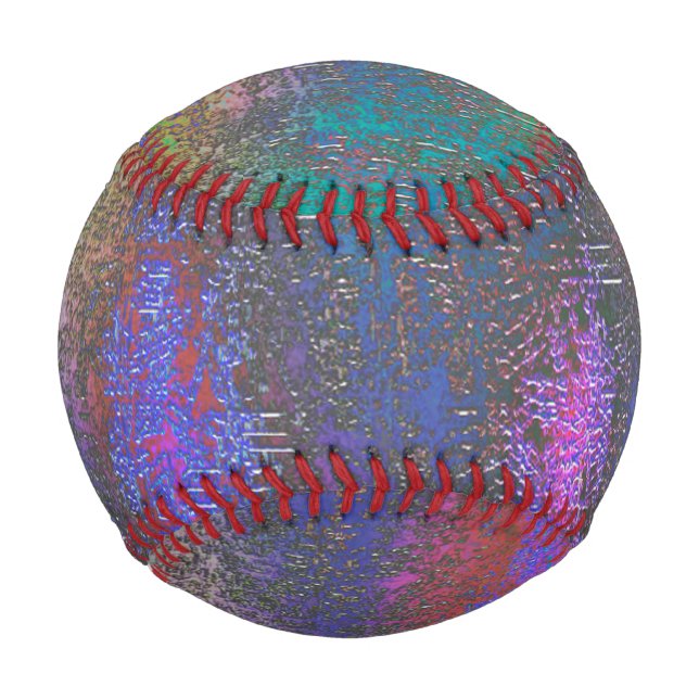Colorful of smooth skinned shine, aged stain baseball (Front)