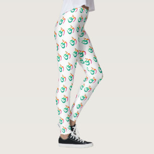 Colorful OM sign Leggings