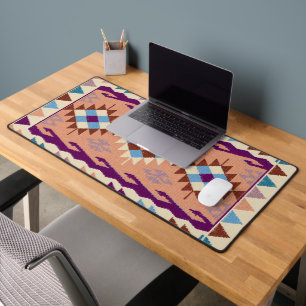 Colorful Oriental Kilim Rug Desk Mat