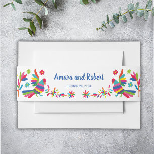 COLORFUL OTOMI INVITATION BELLY BAND
