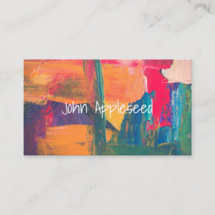 Colorful Paint Professional Business Card