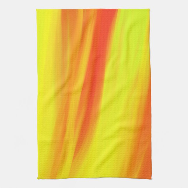 COLORFUL PAINT RAINBOW 2 TEA TOWEL (Vertical)