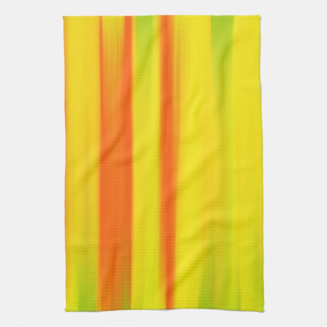 COLORFUL PAINT RAINBOW TEA TOWEL (Vertical)