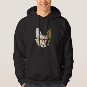 Colorful Paint Splash  Sunglasses Sphynx Cat Hoodie
