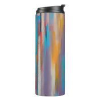 Colorful paint streaks