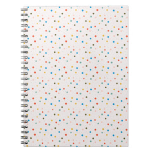 Colorful Painted Dots  Notebook