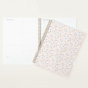 Colorful Painted Dots Planner
