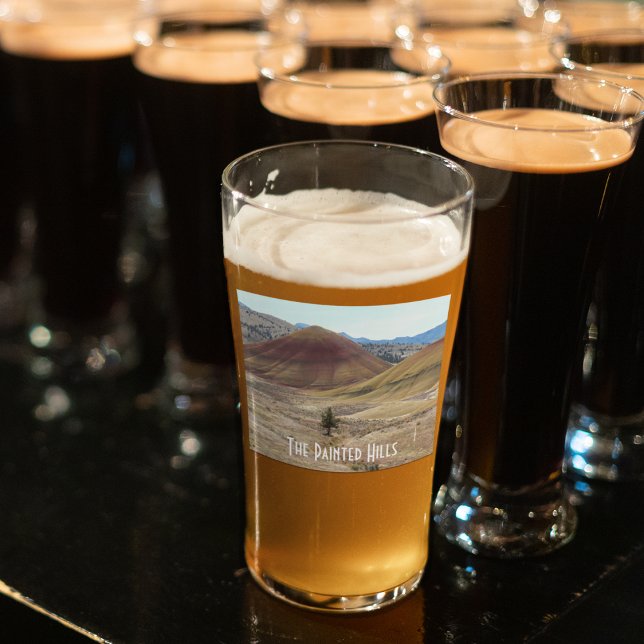 Colorful Painted Hills Landscape Glass (In Situ)