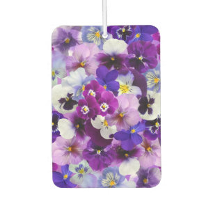 Colorful Pansies, Pretty Flowers, Car Air Freshener