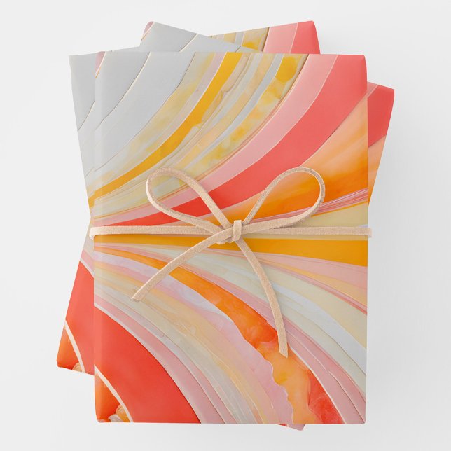 Colorful Paper Collage Art Wrapping Paper Sheets (Creator Uploaded)