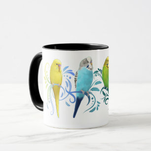 Colorful Parakeets Mug