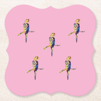 Colorful Parrot Coaster