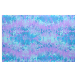 Colorful Pastel Tie Dye Pattern Rainbow Fabric