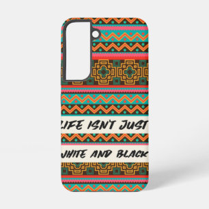 Colorful Pattern isn't White and Black Samsung Galaxy Case