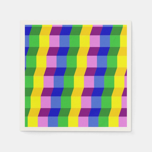 COLORFUL PATTERN NAPKIN (Front)