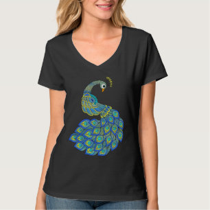 Colorful Peacock T-Shirt